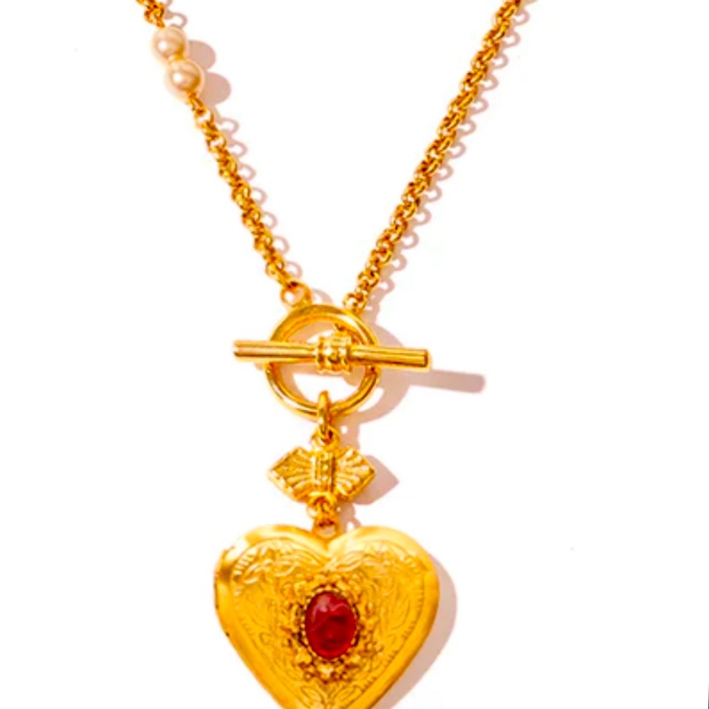 Ben Amun Calden heart necklace